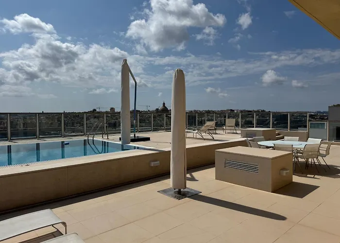 Luxury Seafront Penthouse With Private Pool & Breathtaking Panoramic Sea Views Sliema